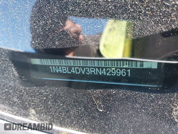 2024 Nissan Altima SV with VIN 1N4BL4DV3RN429961, listed as a IAAI auction lot 42205241 with 15,745 mi miles and . Bid and sale history available at DreamBid. Image 17.