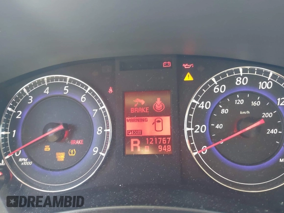 2008 Infiniti EX Journey with VIN JNKAJ09E48M306864, listed as a IAAI auction lot 41469613 with 121,767 mi miles and . Bid and sale history available at carsss.com. Image 7.