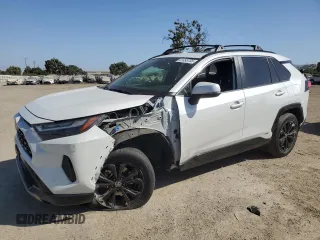 2023 Toyota RAV4 Hybrid SE with VIN JTM16RFV1PD097612, listed as a Copart auction lot 61493735 with 51,796 mi miles and Salvage title. Bid and sale history available at DreamBid. Image 1.