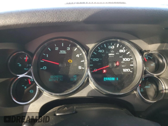 2013 Chevrolet Silverado 3500HD LT with VIN 1GC4K0C8XDF202084, listed as a Copart auction lot 80017574 with 327,079 mi miles and Salvage Title. Bid and sale history available at carsss.com. Image 9.