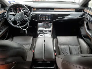 2019 Audi A8 L with VIN WAU8DAF82KN014043, listed as a Copart auction lot 41711205 with 74,642 mi miles and Salvage Title. Bid and sale history available at carsss.com. Image 8.
