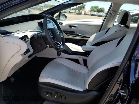 2017 Toyota Mirai with VIN JTDBVRBD9HA001930, listed as a Copart auction lot 57167705 with 57,842 mi miles and Salvage title. Bid and sale history available at DreamBid. Image 7.