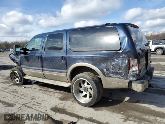 2004 Ford Excursion Eddie Bauer with VIN 1FMSU45P74ED41183, listed as a Copart auction lot 51973575 with 175,632 mi miles and Salvage Title. Bid and sale history available at DreamBid. Image 2.