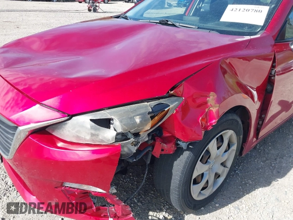 2016 Mazda 3 i Sport with VIN JM1BM1J70G1331132, listed as a IAAI auction lot 42120780 with 109,917 mi miles and . Bid and sale history available at DreamBid. Image 21.