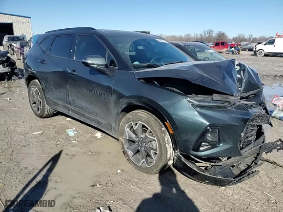 2019 Chevrolet Blazer RS with VIN 3GNKBJRS4KS689928, listed as a Copart auction lot 42967455 with 37,009 mi miles and Salvage Title. Bid and sale history available at carsss.com. Image 11.