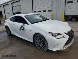 2015 Lexus RC 350 with VIN JTHSE5BC9F5000457, listed as a Copart auction lot 51968995 with 105,413 mi miles and Salvage Title. Bid and sale history available at carsss.com. Image 4.