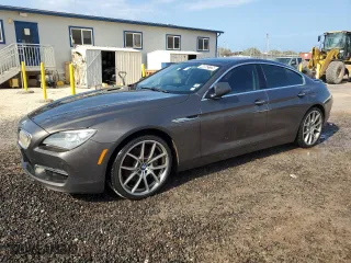 2013 BMW 6 Series 650i with VIN WBA6B2C56DD128455, listed as a Copart auction lot 44652725 with 59,237 mi miles and Clean Title. Bid and sale history available at carsss.com. Image 1.