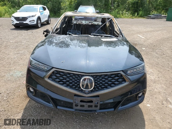 2020 Acura TLX w/Advance Pkg with VIN 19UUB3F82LA801832, listed as a Copart auction lot 65705254 with 0 mi miles and Non Repairable. Bid and sale history available at carsss.com. Image 5.