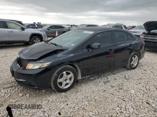 2013 Honda Civic LX with VIN 2HGFB2F53DH512745, listed as a Copart auction lot 55448975 with 150,168 mi miles and Salvage title. Bid and sale history available at DreamBid. Image 1.