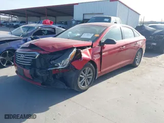 2017 Hyundai Sonata SE with VIN 5NPE24AFXHH440154, listed as a IAAI auction lot 41748022 with 49,625 mi miles. Bid and sale history available at carsss.com. Image 2.