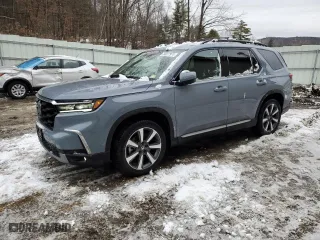 2023 Honda Pilot Elite with VIN 5FNYG1H83PB041216, listed as a Copart auction lot 84077974 with 21,257 mi miles and Salvage Title. Bid and sale history available at carsss.com. Image 1.