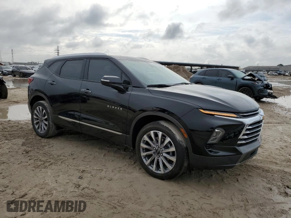 2024 Chevrolet Blazer Premier with VIN 3GNKBFR44RS189096, listed as a Copart auction lot 47016735 with 7,798 mi miles and Salvage title. Bid and sale history available at DreamBid. Image 4.