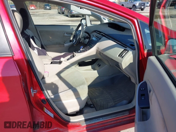 2011 Toyota Prius I with VIN JTDKN3DU6B1457157, listed as a IAAI auction lot 42175801 with 237,365 mi miles. Bid and sale history available at carsss.com. Image 5.