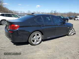 2015 BMW 5 Series 535i xDrive with VIN WBA5B3C55FD545117, listed as a Copart auction lot 51790345 with 86,456 mi miles and Salvage Title. Bid and sale history available at carsss.com. Image 3.