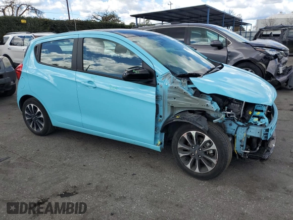 2022 Chevrolet Spark 1LT with VIN KL8CD6SA1NC034876, listed as a Copart auction lot 48070885 with 18,388 mi miles and Salvage Title. Bid and sale history available at carsss.com. Image 4.
