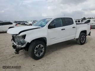 2022 Chevrolet Colorado 2WD Z71 with VIN 1GCGSDEN7N1247036, listed as a Copart auction lot 51230105 with 41,058 mi miles and Salvage Title. Bid and sale history available at carsss.com. Image 1.