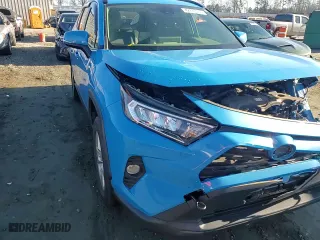 2020 Toyota RAV4 XLE with VIN JTMP1RFV0LD058593, listed as a Copart auction lot 42770955 with 47,345 mi miles and Salvage Title. Bid and sale history available at carsss.com. Image 12.