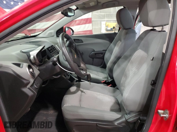 2015 Chevrolet Sonic LS with VIN 1G1JA6SH5F4163373, listed as a Copart auction lot 51759005 with 54,704 mi miles and Salvage title. Bid and sale history available at DreamBid. Image 7.