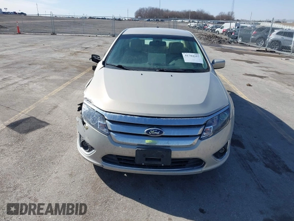 2010 Ford Fusion SEL with VIN 3FAHP0JG8AR255772, listed as a IAAI auction lot 41704257 with 169,547 mi miles. Bid and sale history available at carsss.com. Image 6.