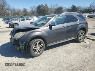 2016 Chevrolet Equinox LTZ with VIN 2GNFLGE35G6115943, listed as a Copart auction lot 45921285 with 82,976 mi miles and Salvage Title. Bid and sale history available at carsss.com. Image 1.