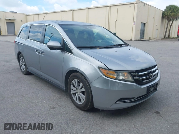 2017 Honda Odyssey EX-L with VIN 5FNRL5H66HB013840, listed as a IAAI auction lot 41768858 with 100,547 mi miles and . Bid and sale history available at DreamBid. Image 1.