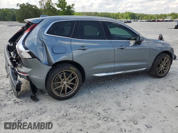 2019 Volvo XC60 Inscription with VIN LYVA22RLXKB215043, listed as a Copart auction lot 55011925 with 71,709 mi miles and Salvage title. Bid and sale history available at DreamBid. Image 3.