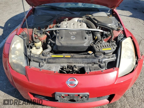 2004 Nissan 350Z Enthusiast with VIN JN1AZ34D24M103270, listed as a Copart auction lot 42976215 with 201,915 mi miles and Salvage Title. Bid and sale history available at DreamBid. Image 11.