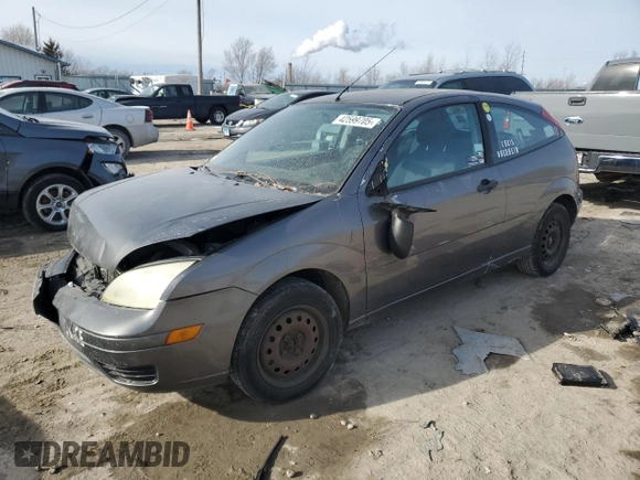 2007 Ford Focus S with VIN 1FAFP31N77W107271, listed as a Copart auction lot 42599705 with 175,692 mi miles and Clean Title. Bid and sale history available at DreamBid. Image 1.