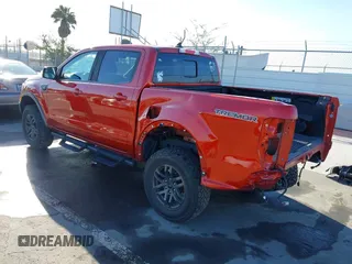 2022 Ford Ranger XL with VIN 1FTER4FHXNLD02305, listed as a IAAI auction lot 41820174 with 52,418 mi miles. Bid and sale history available at carsss.com. Image 3.