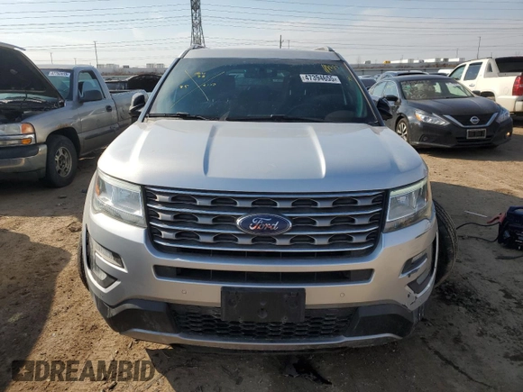 2017 Ford Explorer XLT with VIN 1FM5K7DH6HGB04709, listed as a Copart auction lot 47394655 with 99,291 mi miles and Salvage Title. Bid and sale history available at carsss.com. Image 5.