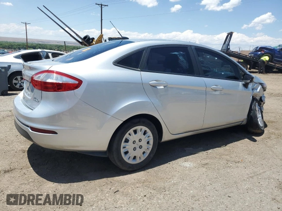 2019 Ford Fiesta S with VIN 3FADP4AJ8KM130044, listed as a Copart auction lot 59576795 with 56,197 mi miles and Salvage title. Bid and sale history available at DreamBid. Image 3.