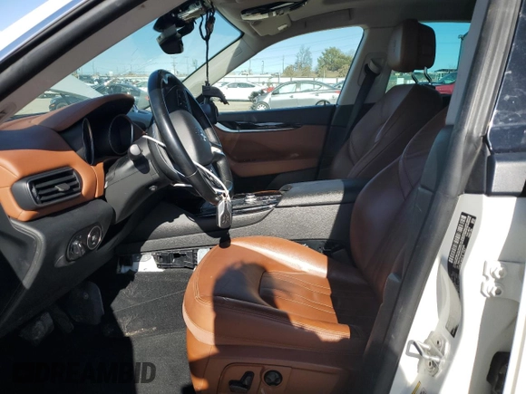2017 Maserati Levante with VIN ZN661XUAXHX256585, listed as a Copart auction lot 48494125 with 76,781 mi miles and Salvage Title. Bid and sale history available at carsss.com. Image 7.