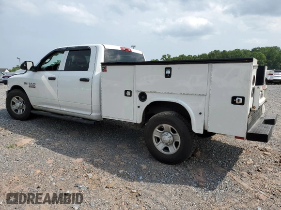 2018 Ram 2500 Tradesman with VIN 3C7WR4HJ4JG183620, listed as a Copart auction lot 64699464 with 0 mi miles and Salvage Title. Bid and sale history available at carsss.com. Image 2.