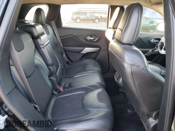 2018 Jeep Cherokee Latitude Plus with VIN 1C4PJLLX3JD580442, listed as a Copart auction lot 77999834 with 77,190 mi miles and Salvage Title. Bid and sale history available at carsss.com. Image 10.
