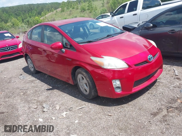2011 Toyota Prius I with VIN JTDKN3DU2B1443658, listed as a IAAI auction lot 42141442 with 169,456 mi miles. Bid and sale history available at carsss.com. Image 1.