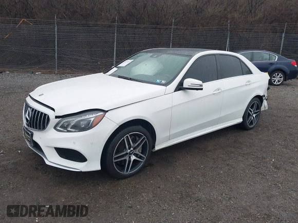 2014 Mercedes-Benz E 550 Sport with VIN WDDHF9BBXEA940995, listed as a IAAI auction lot 41872452 with 50,451 mi miles and . Bid and sale history available at DreamBid. Image 2.