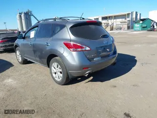 2013 Nissan Murano SL with VIN JN8AZ1MW5DW303278, listed as a IAAI auction lot 41407440 with 117,735 mi miles. Bid and sale history available at carsss.com. Image 3.