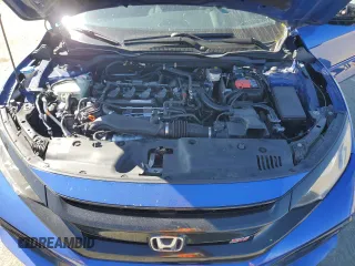 2017 Honda Civic Si with VIN 2HGFC3A55HH752606, listed as a Copart auction lot 46866185 with 118,662 mi miles and Salvage Title. Bid and sale history available at DreamBid. Image 11.