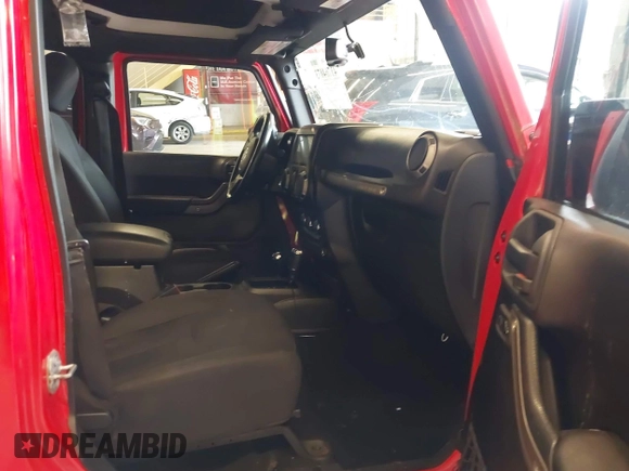 2017 Jeep Wrangler Unlimited Sport with VIN 1C4BJWDG0HL597113, listed as a IAAI auction lot 41764073 with 96,531 mi miles. Bid and sale history available at carsss.com. Image 5.