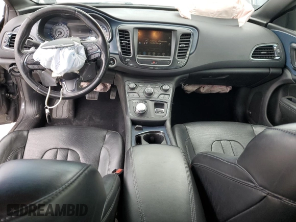 2015 Chrysler 200 S with VIN 1C3CCCDG2FN711678, listed as a Copart auction lot 53299155 with 114,535 mi miles and Salvage Title. Bid and sale history available at carsss.com. Image 8.