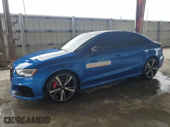 2019 Audi RS 3 z VIN WUABWGFF6KA905869, wystawiony jako Copart lot #75100574 z przebiegiem 53 920 mil mil oraz Nie do naprawy. Historia ofert i sprzedaży dostępna na DreamBid. Obrazek 1.