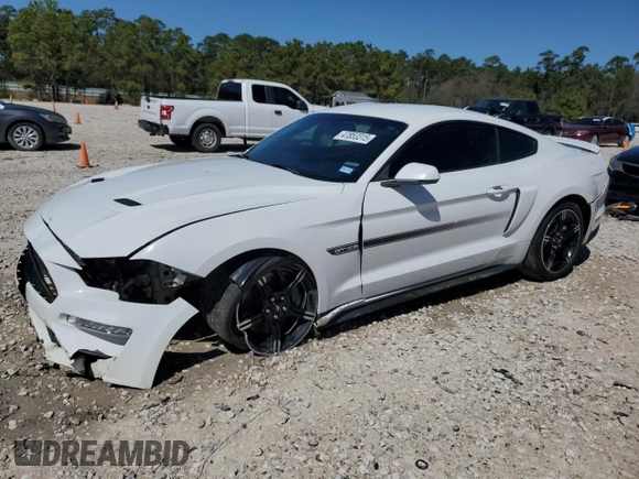 2019 Ford Mustang GT with VIN 1FA6P8CF4K5125387, listed as a Copart auction lot 47853315 with 46,302 mi miles and Salvage Title. Bid and sale history available at carsss.com. Image 1.