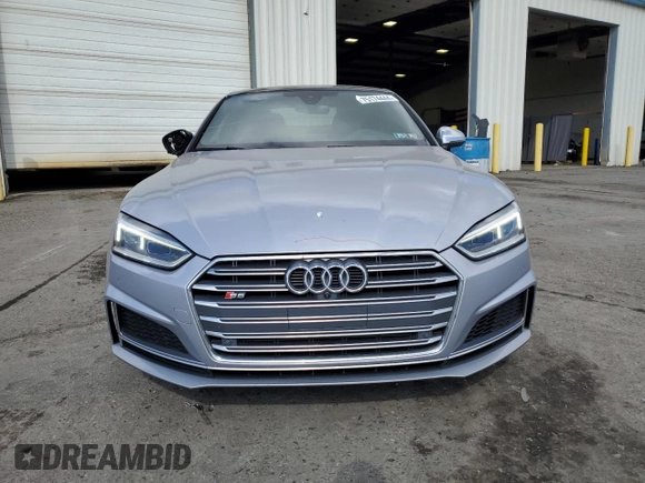 2018 Audi S5 Prestige z VIN WAUR4AF51JA093401, wystawiony jako Copart lot #75174444 z przebiegiem 67 483 mil mil oraz Szkoda całkowita • Salvage title. Historia ofert i sprzedaży dostępna na DreamBid. Obrazek 5.