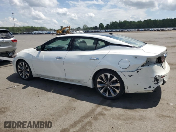 2023 Nissan Maxima Platinum with VIN 1N4AA6FV7PC502087, listed as a Copart auction lot 55296145 with 45,000 mi miles and Salvage title. Bid and sale history available at DreamBid. Image 2.