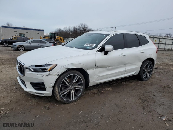 2019 Volvo XC60 R-Design with VIN LYV102RMXKB200217, listed as a Copart auction lot 86246964 with 75,414 mi miles and Salvage Title. Bid and sale history available at carsss.com. Image 1.