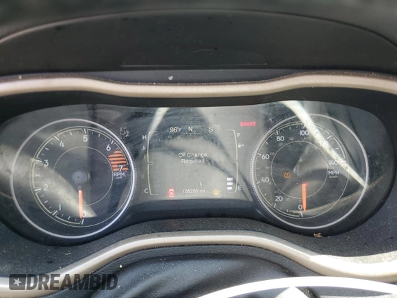 2018 Jeep Cherokee Latitude with VIN 1C4PJLCB1JD557116, listed as a Copart auction lot 57663885 with 108,289 mi miles and Salvage title. Bid and sale history available at DreamBid. Image 9.