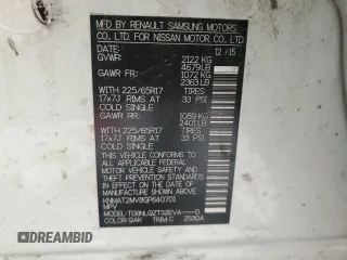 2016 Nissan Rogue SV z VIN KNMAT2MV8GP640701, wystawiony jako Copart lot #57588655 z przebiegiem Nie podano mil oraz Szkoda całkowita • Salvage title. Historia ofert i sprzedaży dostępna na DreamBid. Obrazek 13.