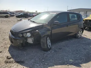 2014 Chevrolet Sonic LS with VIN 1G1JB6SH8E4126913, listed as a Copart auction lot 51450305 with 186,116 mi miles and Salvage title. Bid and sale history available at DreamBid. Image 1.