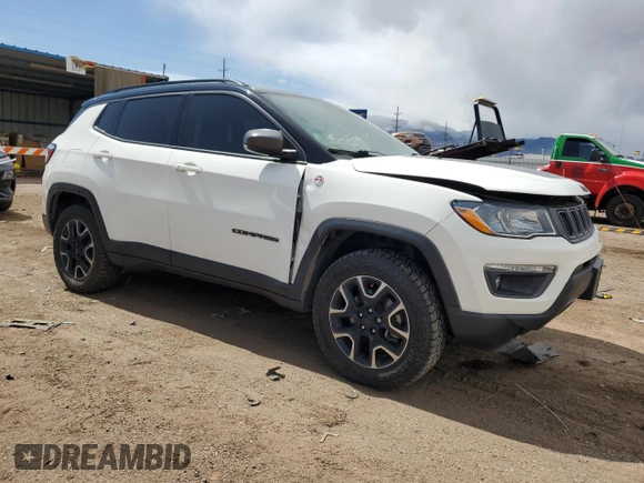 2020 Jeep Compass Trailhawk with VIN 3C4NJDDBXLT144023, listed as a Copart auction lot 51529425 with 41,886 mi miles and Salvage Title. Bid and sale history available at carsss.com. Image 4.
