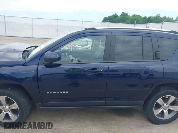 2017 Jeep Compass High Altitude with VIN 1C4NJDEB0HD113505, listed as a IAAI auction lot 42298302 with 91,409 mi miles and . Bid and sale history available at DreamBid. Image 14.
